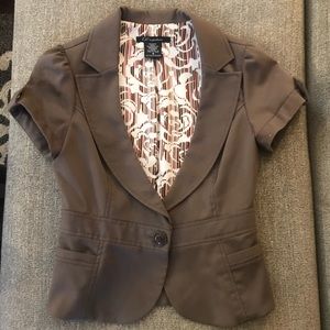Charlotte Russe short sleeve dress jacket